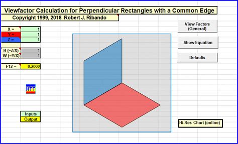 view factor calculator.